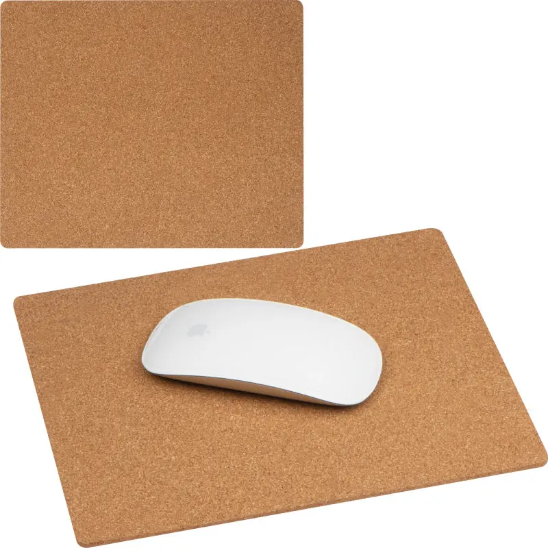 Beiges Kork-Mauspad – Natürlich & Ergonomisch für Büro und Zuhause