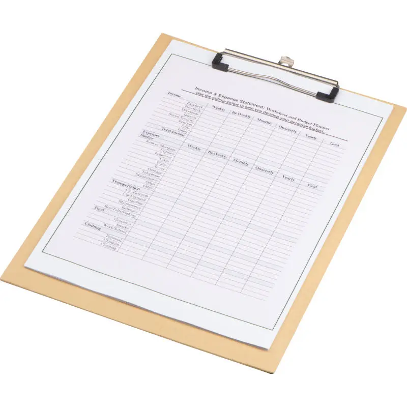 Beiges A4 Klemmbrett Robustes und stilvolles Clipboard für professionelle Anwendungen