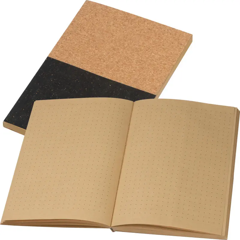 A5 Kork Notizbuch in Schwarz - Öko-stilvoll & Praktisch