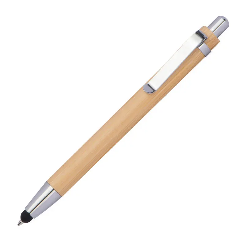 Beiger Kugelschreiber mit Touchfunktion - Elegantes Schreibgerät und Stylus