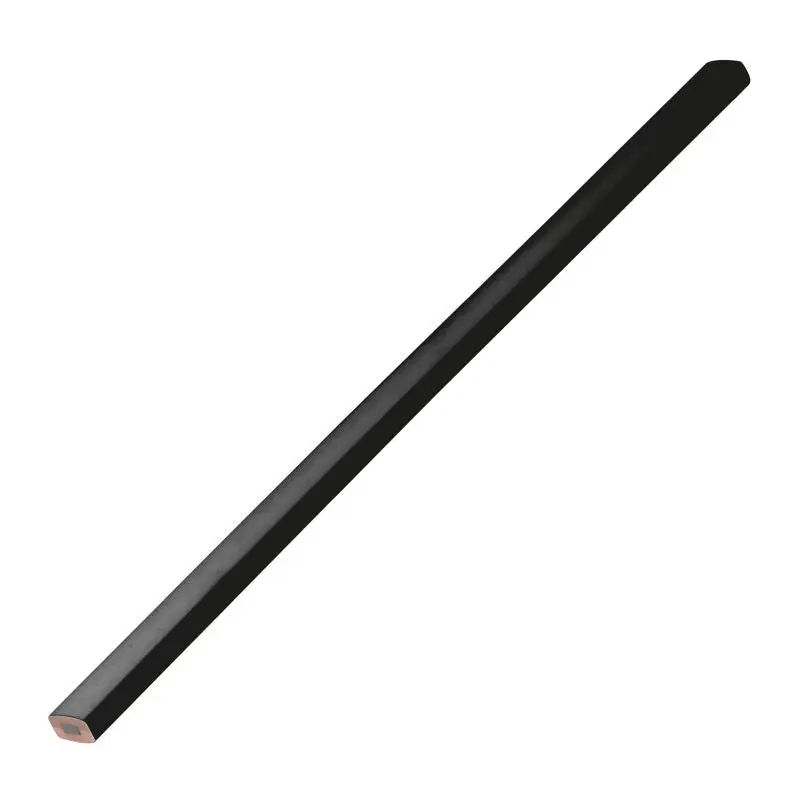Schwarzer Zimmermannsbleistift - Ideal für präzise Bau-Markierungen