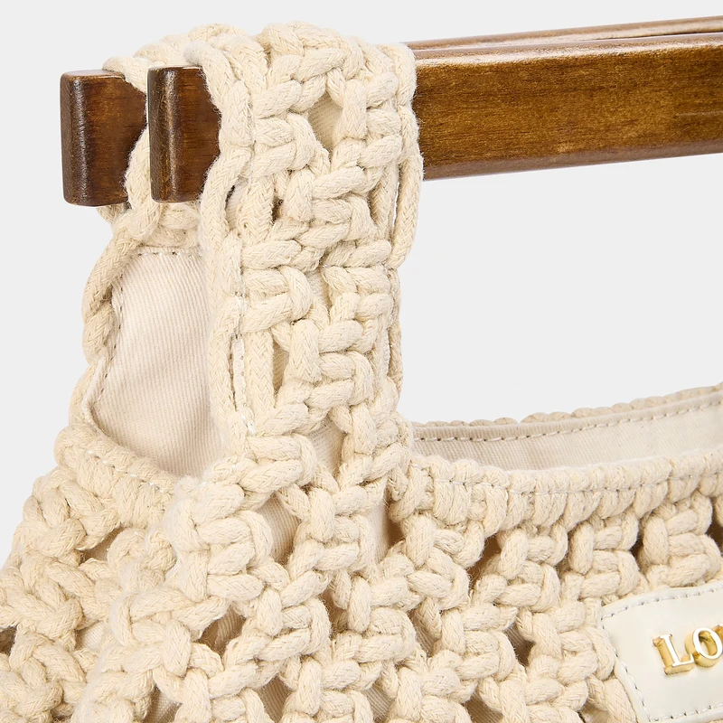 Clover Clutch - Crèmefarbe