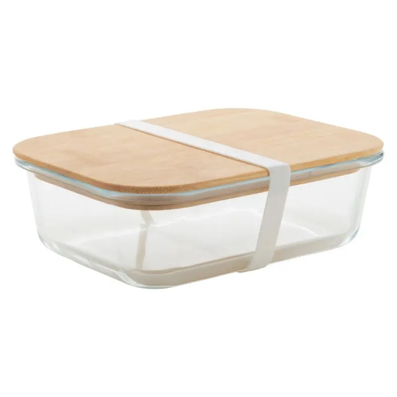 Vittata Glas-Lunchbox - Transparente, Natürliche Glas-Brotdose, Umweltfreundliche Essensbox