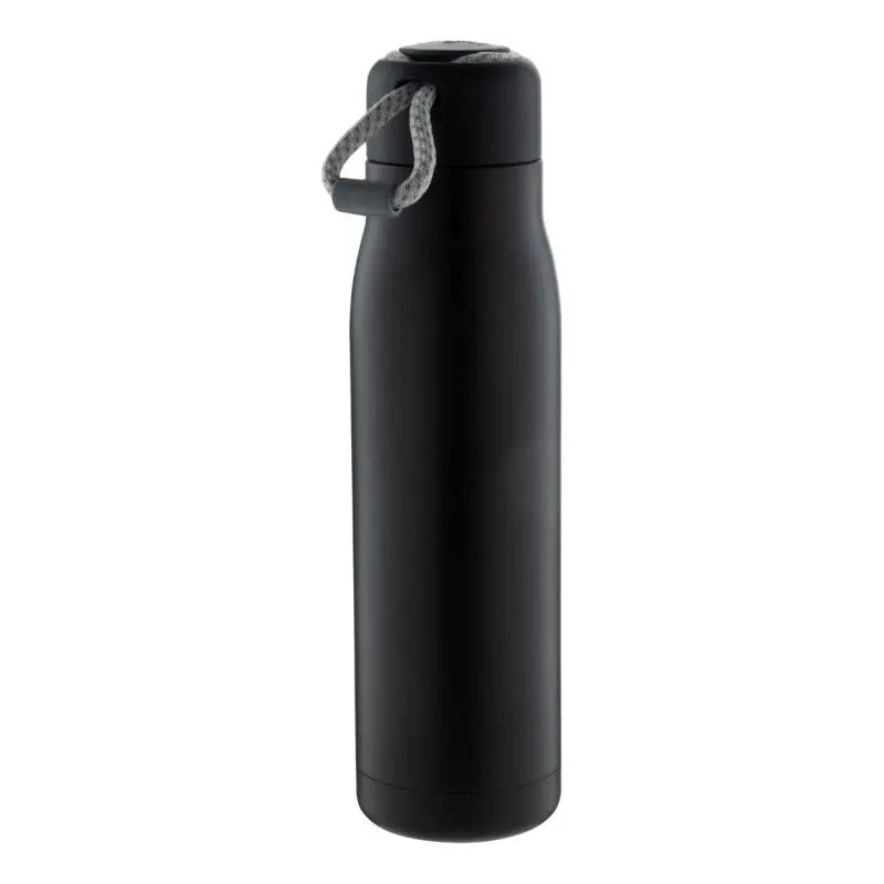 Makalu Isolierkanne 500 ml - Schwarz - Doppelwandige Edelstahl Thermokanne