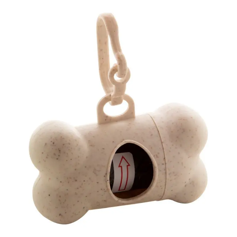 Bocin Hundekotbeutelspender - Beige, Praktischer Kotbeutelhalter, Strapazierfähiges Haustierzubehör