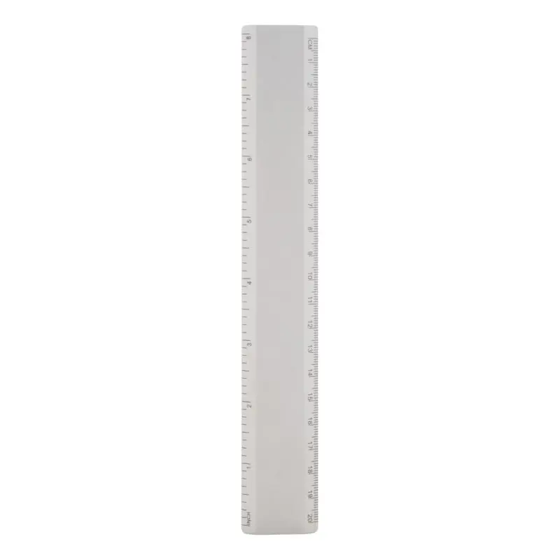 Silbernes Alury Lineal, 20 cm – Präzises und langlebiges Messwerkzeug