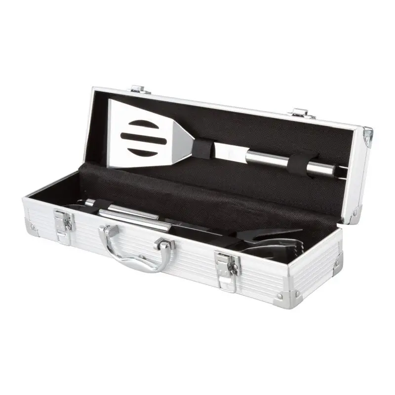 Carolina Deluxe BBQ-Set in Silber – Komplettpaket für Grillmeister