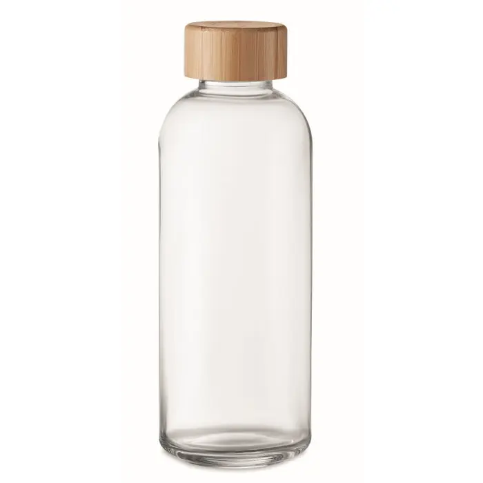 FRISIAN Transparente Glasflasche 650ml - Klar, Robust und Vielseitig