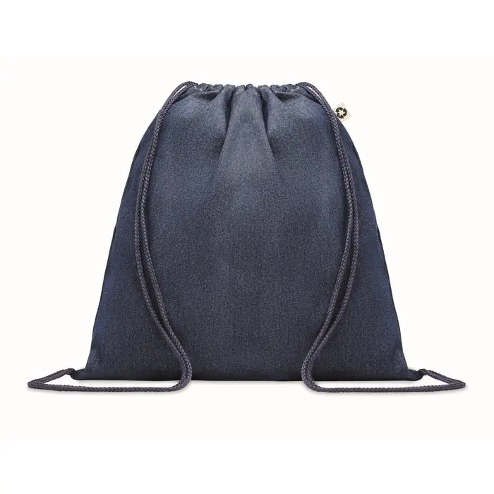 Stylischer Denim-Kordelzugbeutel STYLE BAG - Praktisch und trendig in Blau