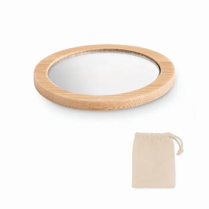 Kosmetikspiegel MALAY aus Holz - Eleganter Schminkspiegel, Perfekt für das Badezimmer