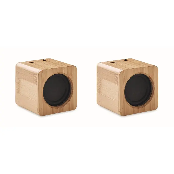 AUDIO SET 5.0 Kabelloses Lautsprecher-Set aus Holz: Überlegene Klangqualität
