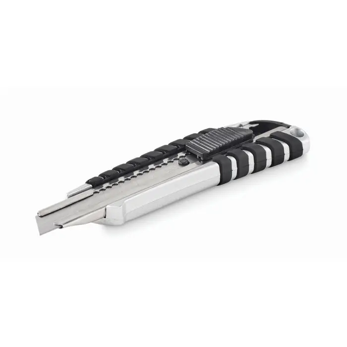 Silbernes BOWIE Cuttermesser - Einziehbar & Praktisch für präzise Schnitte