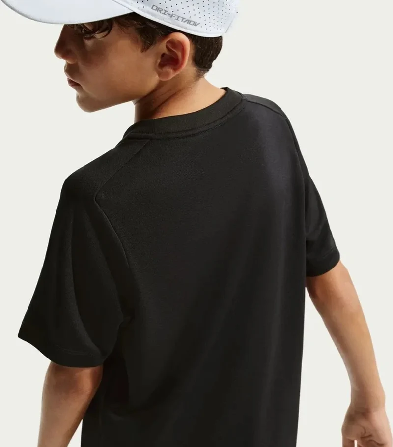 Nike Kinder DF Multi Short Sleeve Top HBR in Schwarz