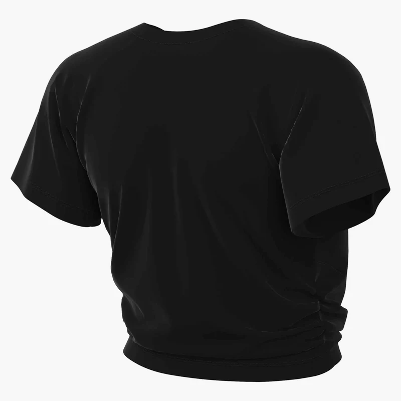Nike Damen One Classic Twst Short Sleeve in Schwarz/Weiß