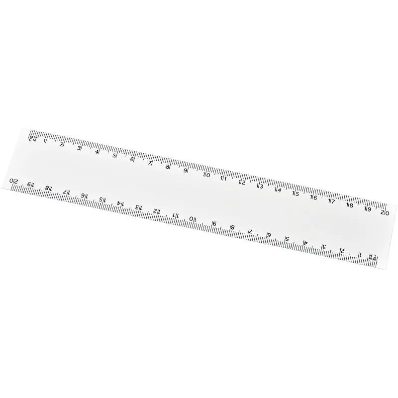 Arc 20 cm Flexibles Lineal in Weiß – Biegsam, Präzise, Stilvoll