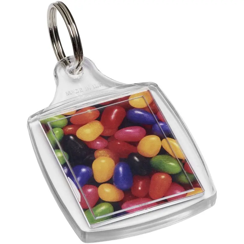 Fashion Classic S5 Keychain - Crystal Clear Transparency - Stylish & Functional