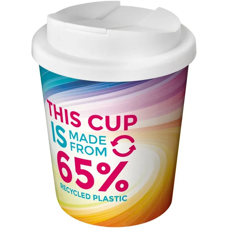 Brite-Americano Espresso Eco 250 ml Isolierbecher in Weiß – Auslaufsicher & Umweltfreundlich