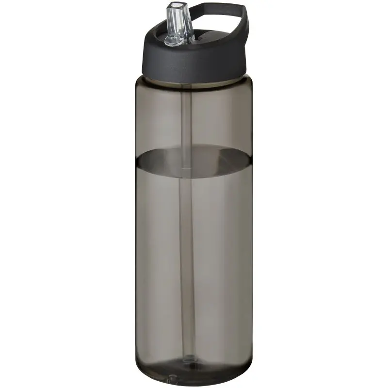 H2O Active Eco Vibe 850ml Sportflasche mit Ausgussdeckel - Kohle/Schwarz