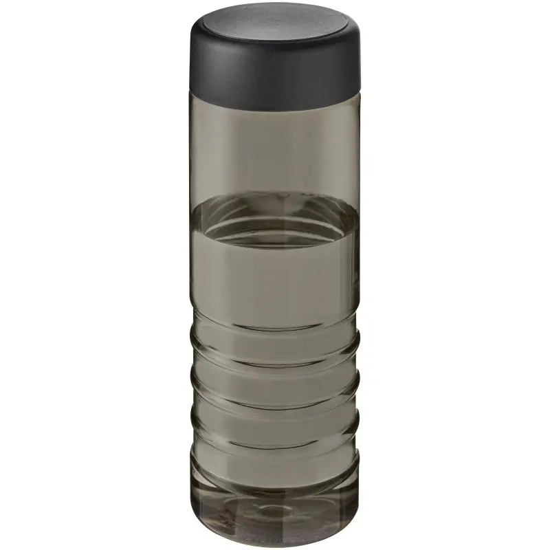 H2O Active Eco Treble 750ml, Sportflasche mit Drehdeckel - Kohle/Schwarz