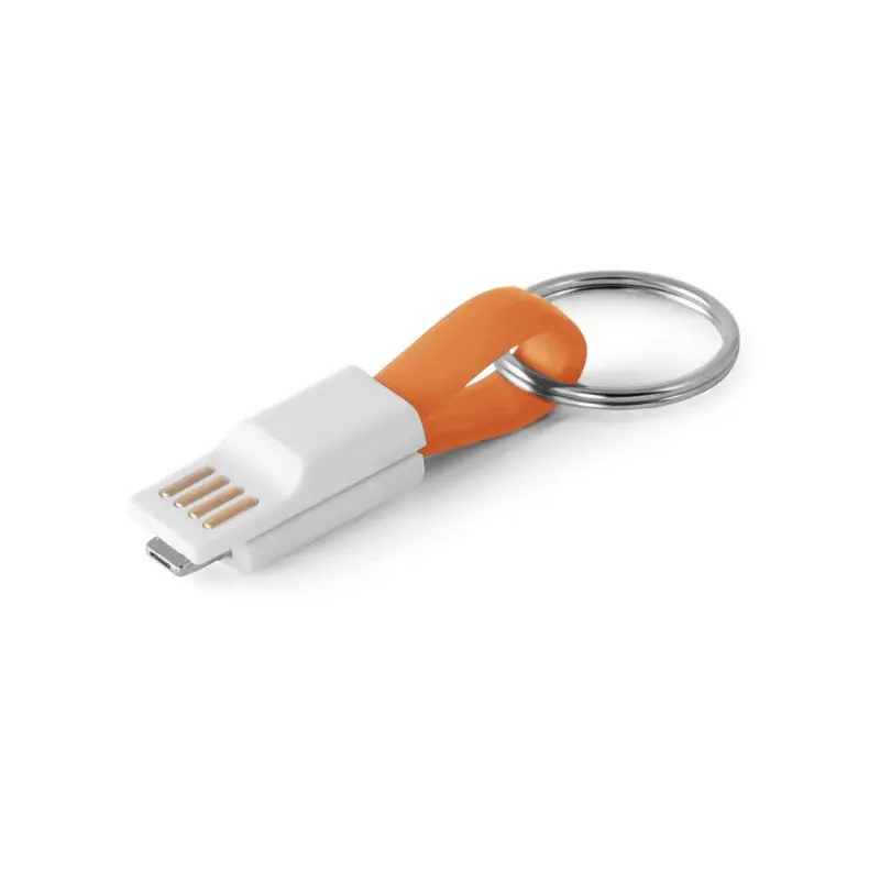 RIEMANN USB-Kabel mit 2-in-1-Stecker aus ABS und PVC - Orange