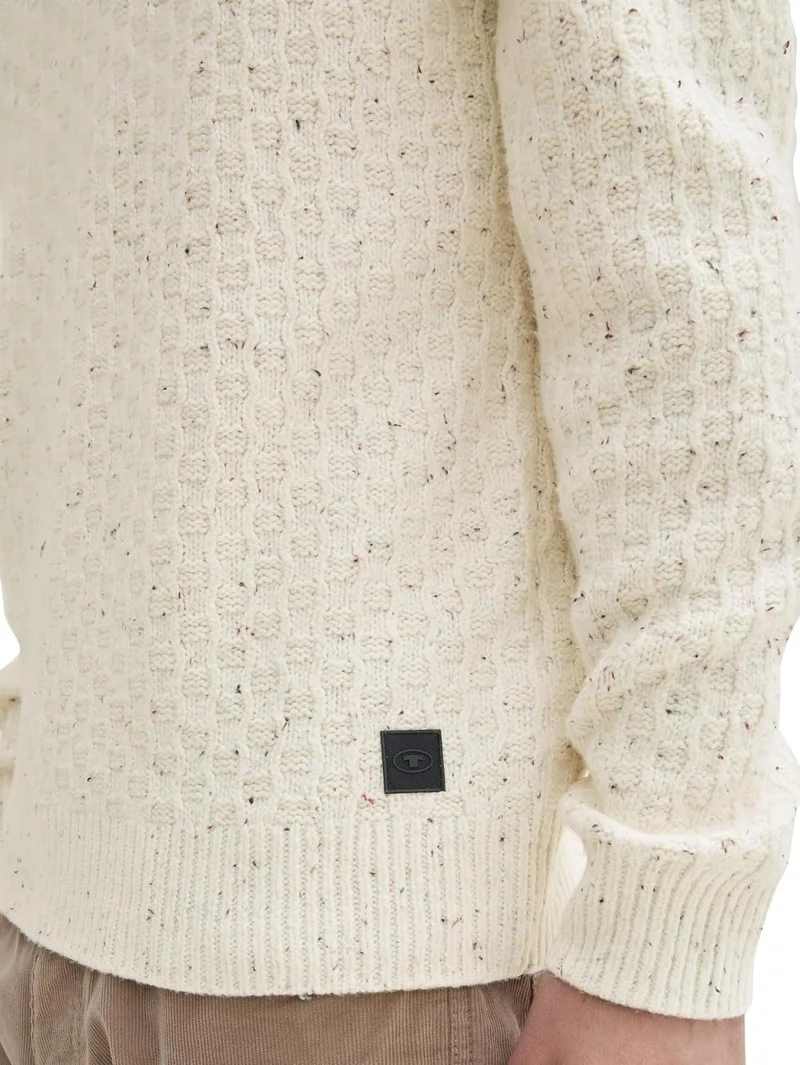 Tom Tailor Strickpullover Beige