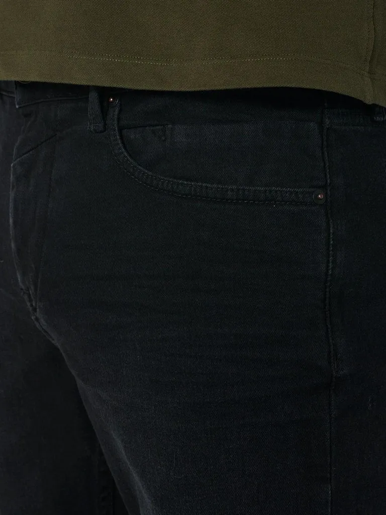 Denim, Regular 711, Black, Stretch schwarz