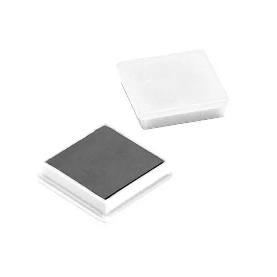 Quadratischer Magnet in Weiß – Moderner Haftmagnet für Büro und Zuhause