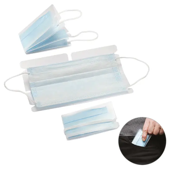 Gefrostetes Masken-Etui in Glasklar – Hygienisch & Stilvoll