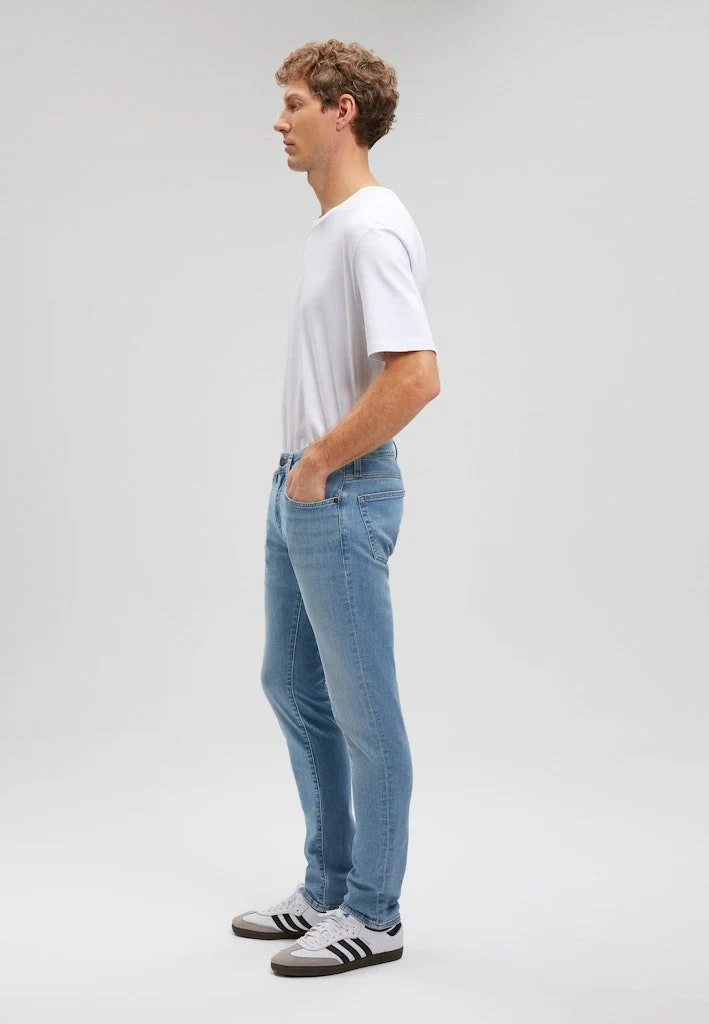 Mavi Rundhals T-Shirt Weiß