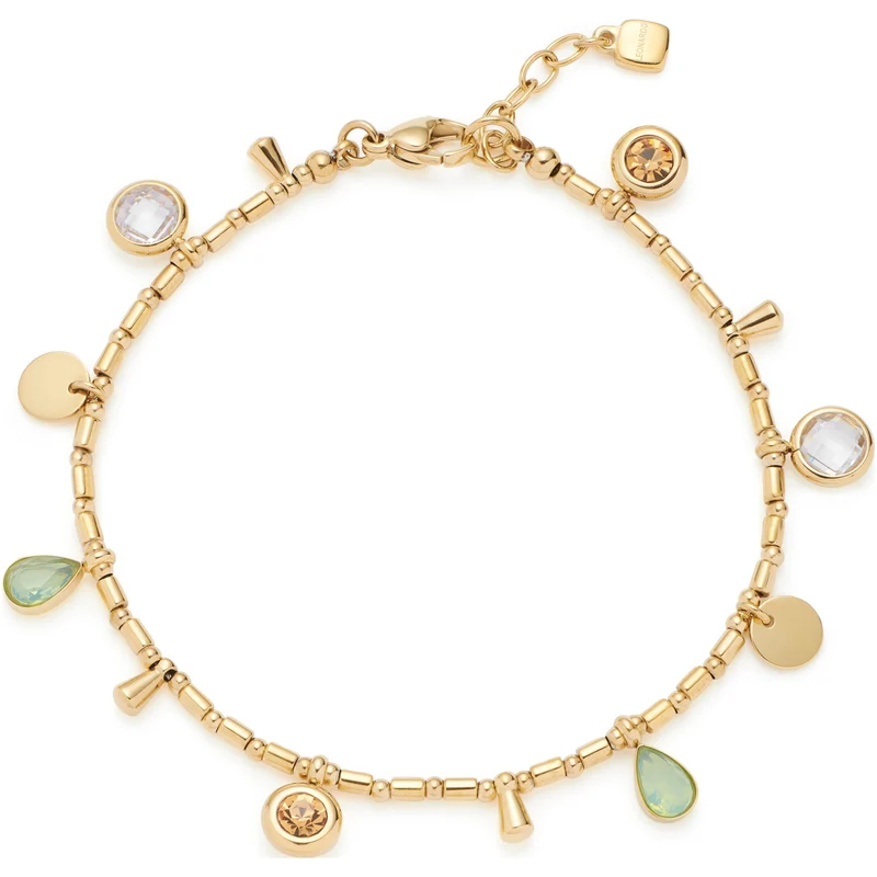 Leonardo Damen Armband Ella mit Mini Charms 18 cm Gelbgold 023544