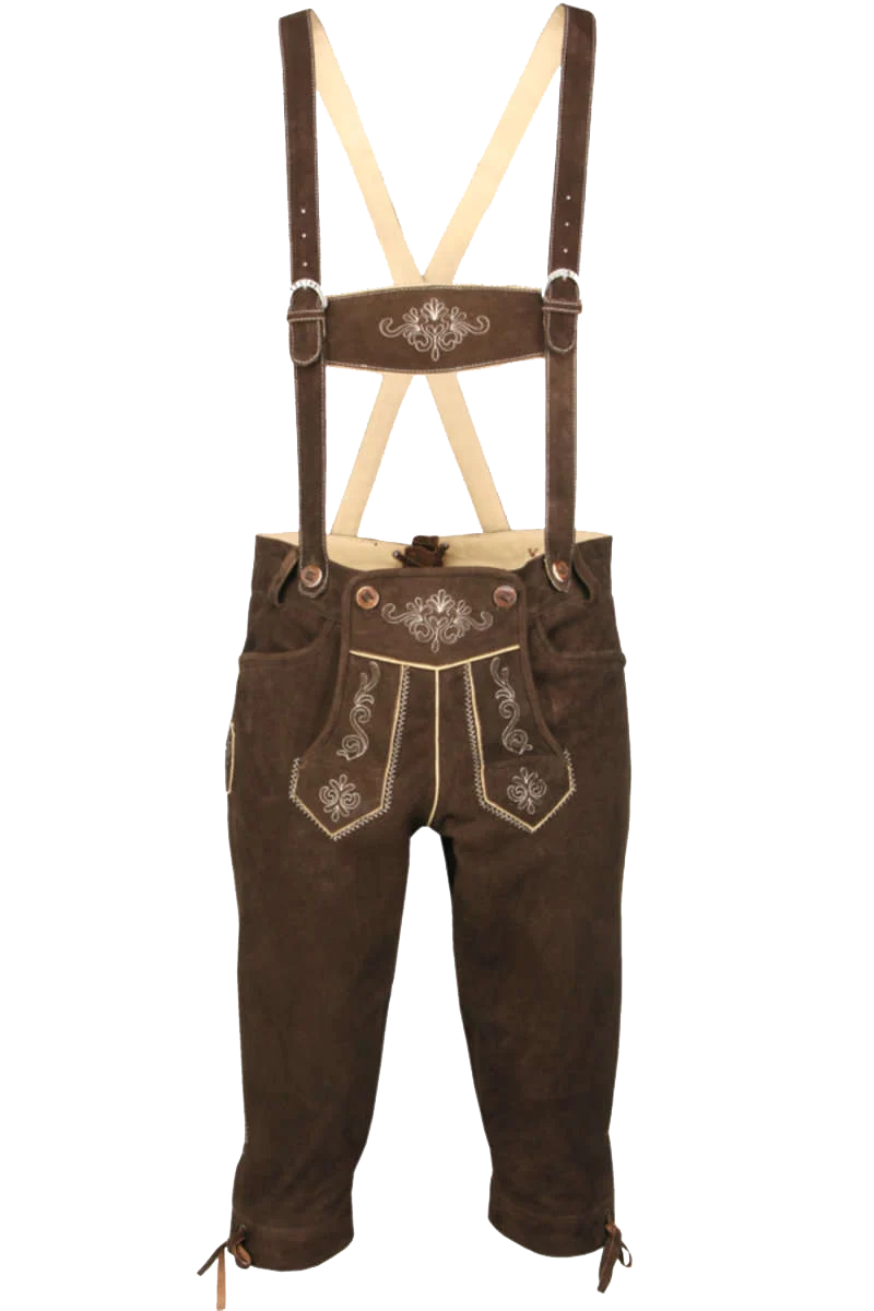 Herren Lederhose Kniebund
