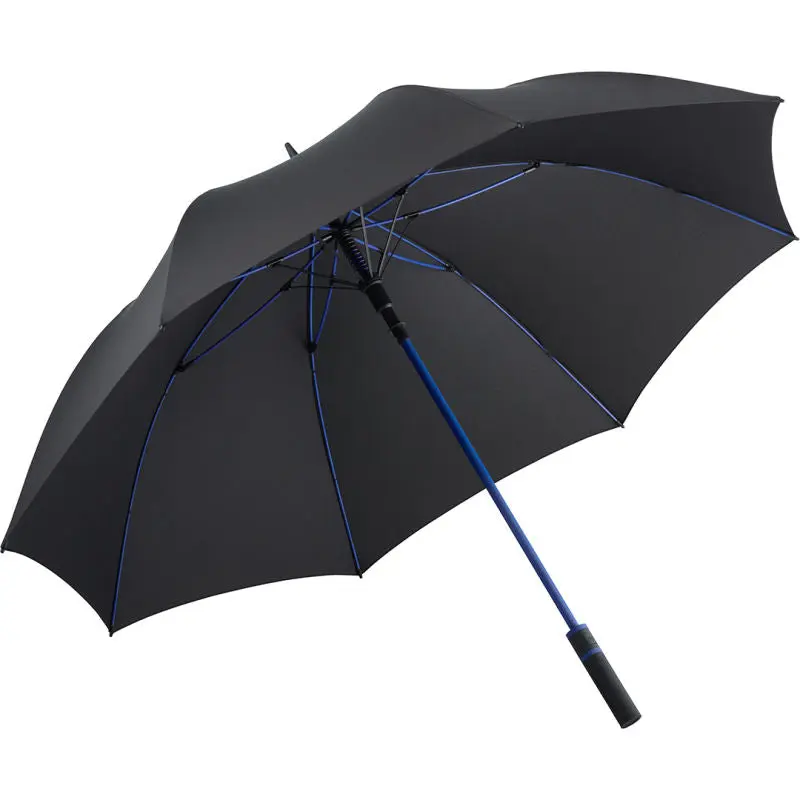 FARE-Style AC-Gästeschirm - Schwarz-Euroblau, Eleganter und Zuverlässiger Wetterschutz