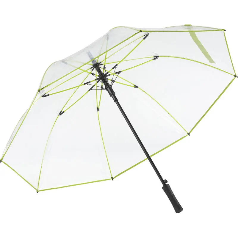FARE-Pure AC-Gästeschirm - Transparent-Limette, Stilvoller und Moderner Wetterschutz