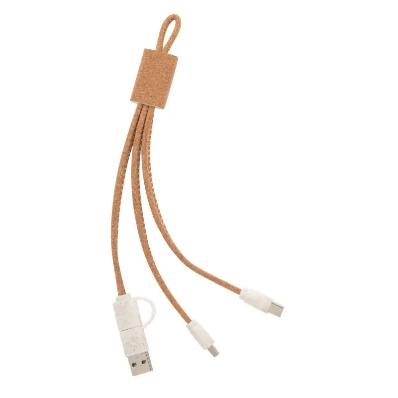 Koruku USB Ladekabel - Natur Nachhaltiges und Schnellladendes Kabel für alle Geräte