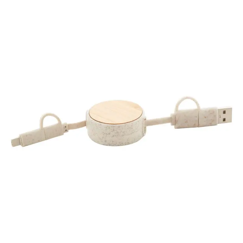 Komugo USB Ladekabel - Natur Umweltfreundliches und Hochwertiges Ladezubehör
