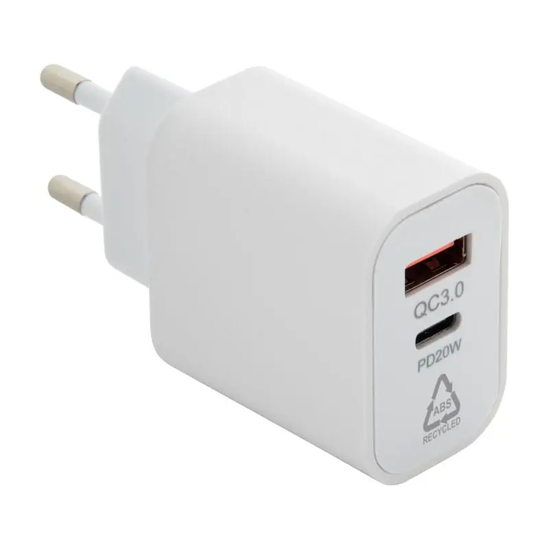 Recharge USB-Ladegerät - Weiß Effizientes, Schnellladendes USB-Netzteil für Alle Ihre Geräte