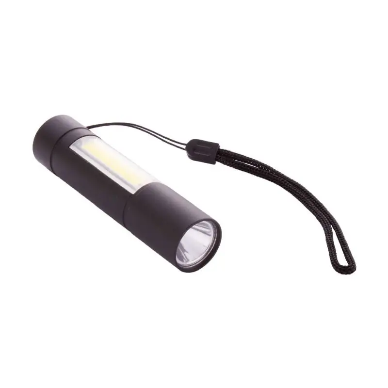 Chargelight Plus wiederaufladbare Taschenlampe - Schwarz, leistungsstark und vielseitig