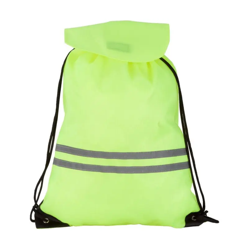 Carrylight Reflektor-Turnbeutel - neon-gelb, sicher und auffällig