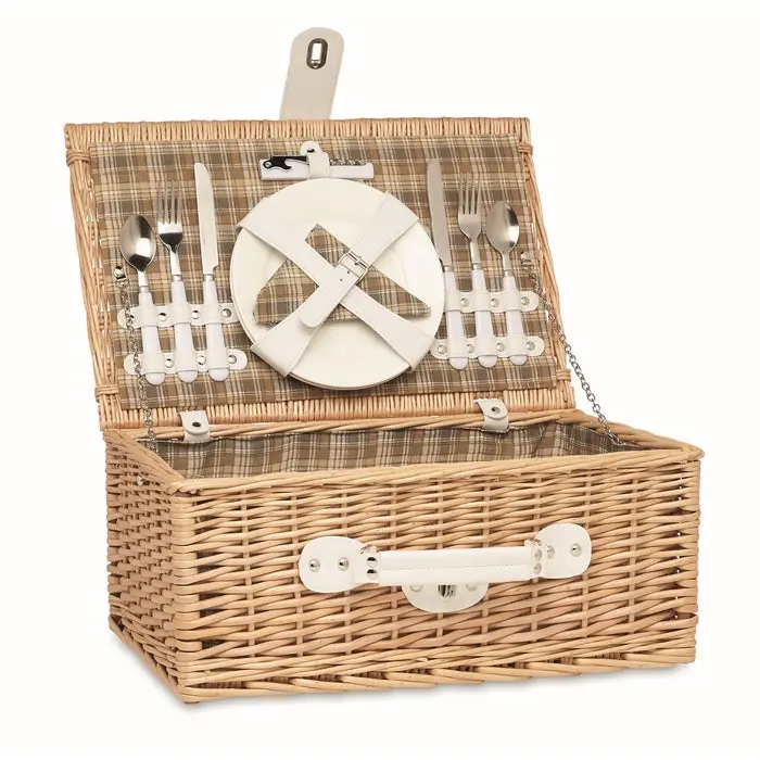 MIMBRE Picknickkorb aus Korbweide - Natürliches Holzdesign