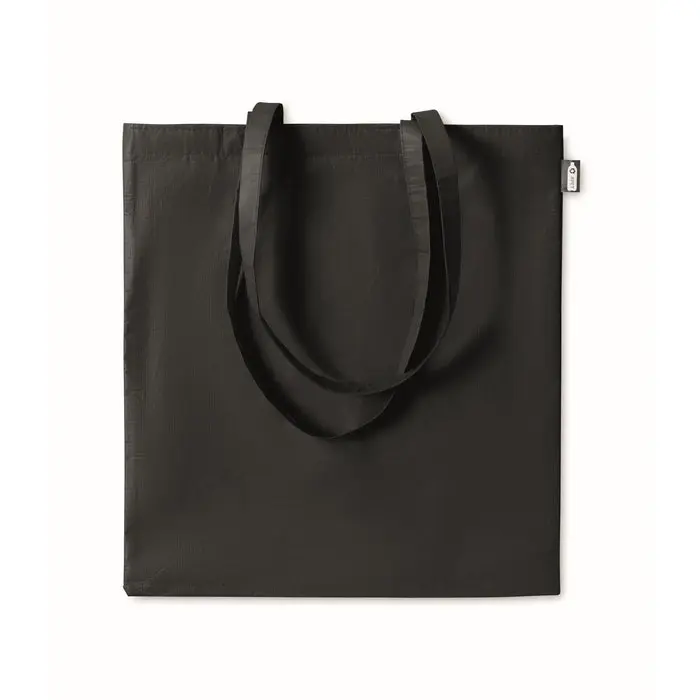 Schwarze RPET Non Woven Einkaufstasche TOTE - Ökologisch & Praktisch