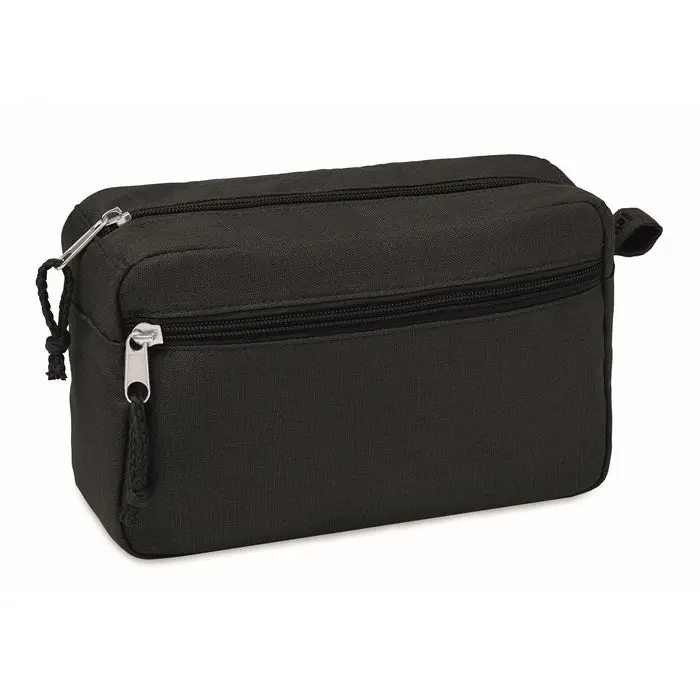 NAIMA COSMETIC Hanf-Kosmetikbeutel 200g/m² in Schwarz, 100 Zeichen