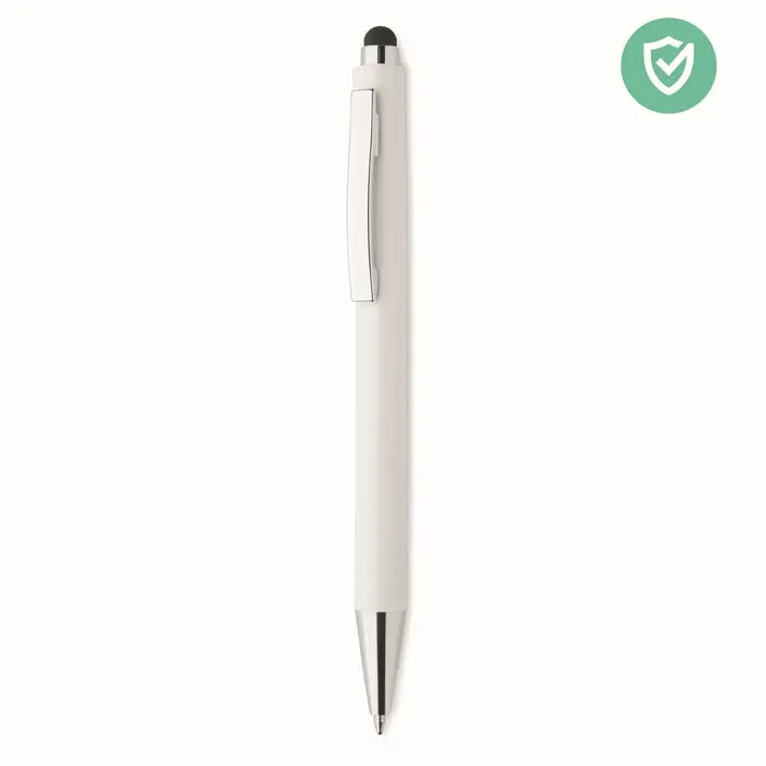 BLANQUITO CLEAN Antibakterieller Stift aus ABS in Weiß – Hygienisches Schreiben