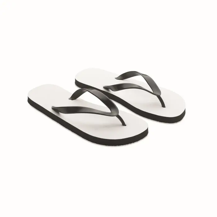DO MEL Sublimations-Zehensandalen in Schwarz Modisch & Komfortabel