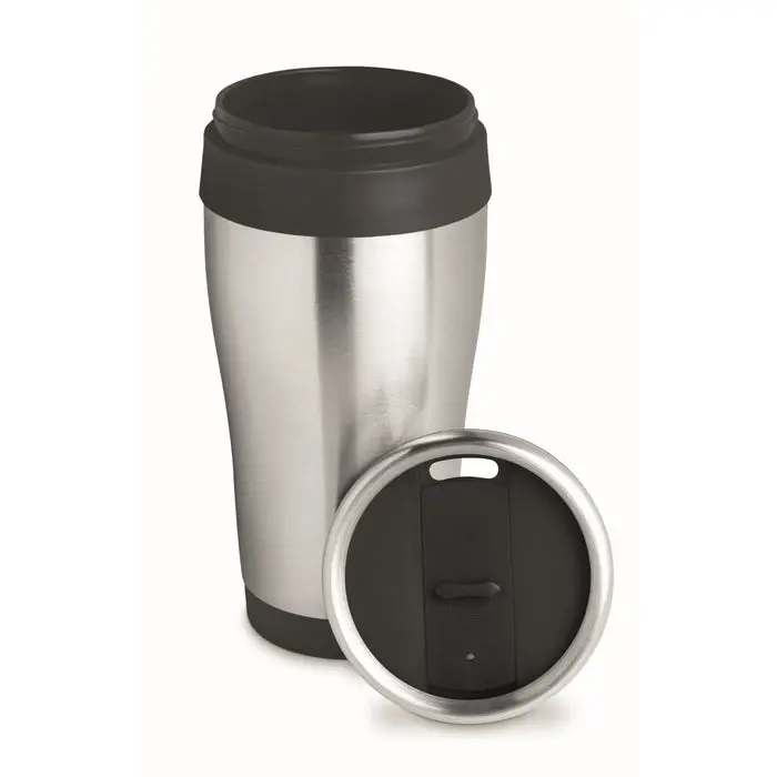 TRAM Edelstahl Trinkbecher 455 ml – Robuster Becher in Schwarz