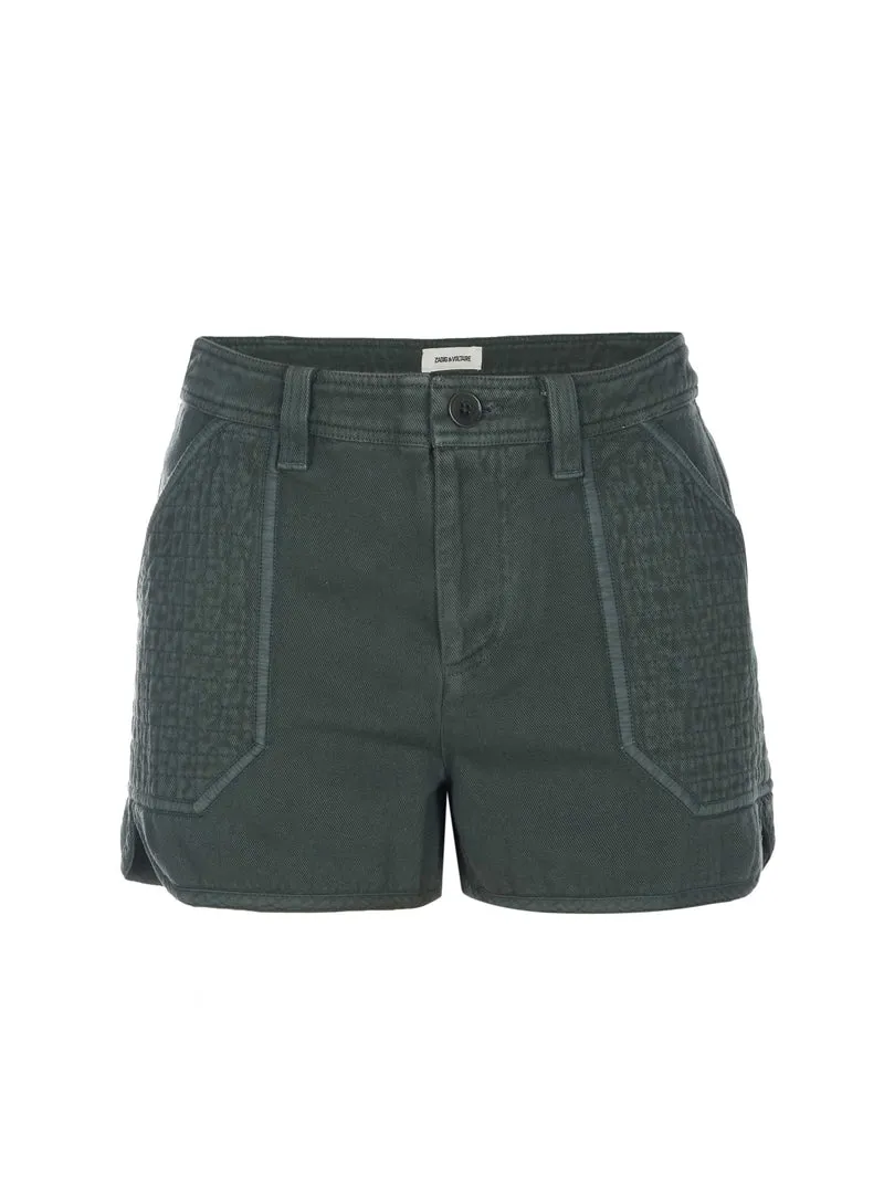 Zadig Voltaire SEI COTTON TWILL Shorts khaki
