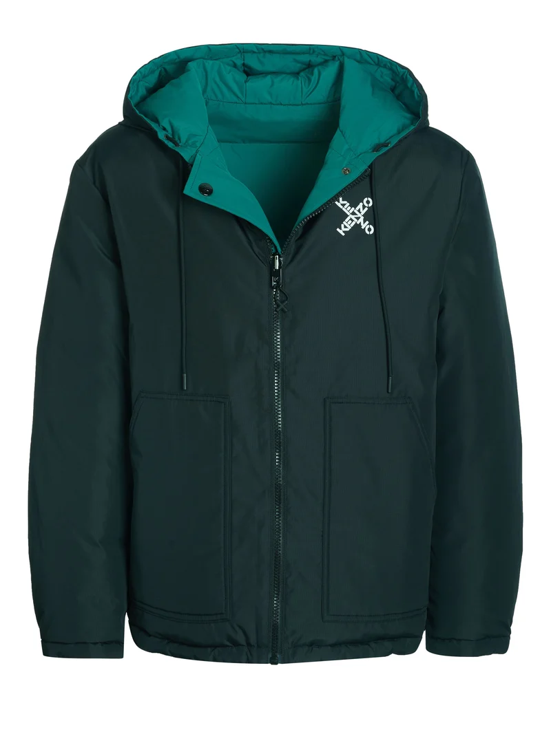 Kenzo Wendejacke Schwarz/Grün