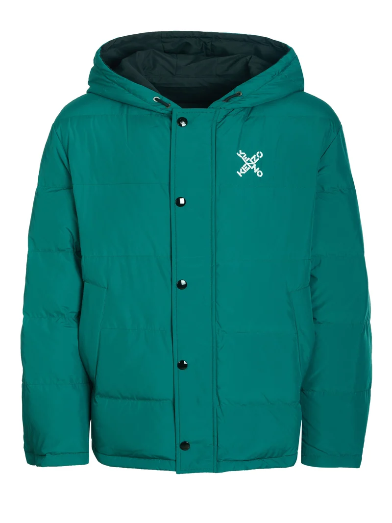 Kenzo Wendejacke Schwarz/Grün