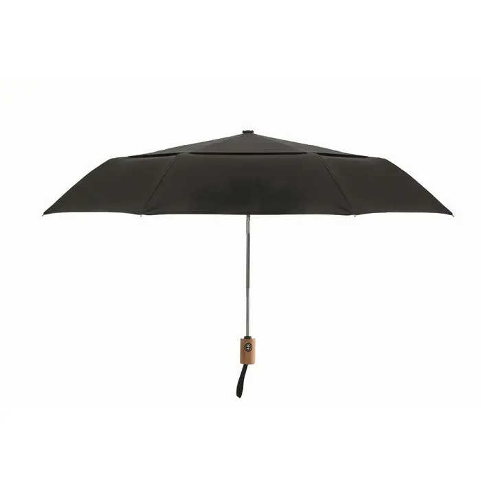 Schwarzer Regenschirm DRIP 21 Zoll - Eleganter, Windfester Begleiter