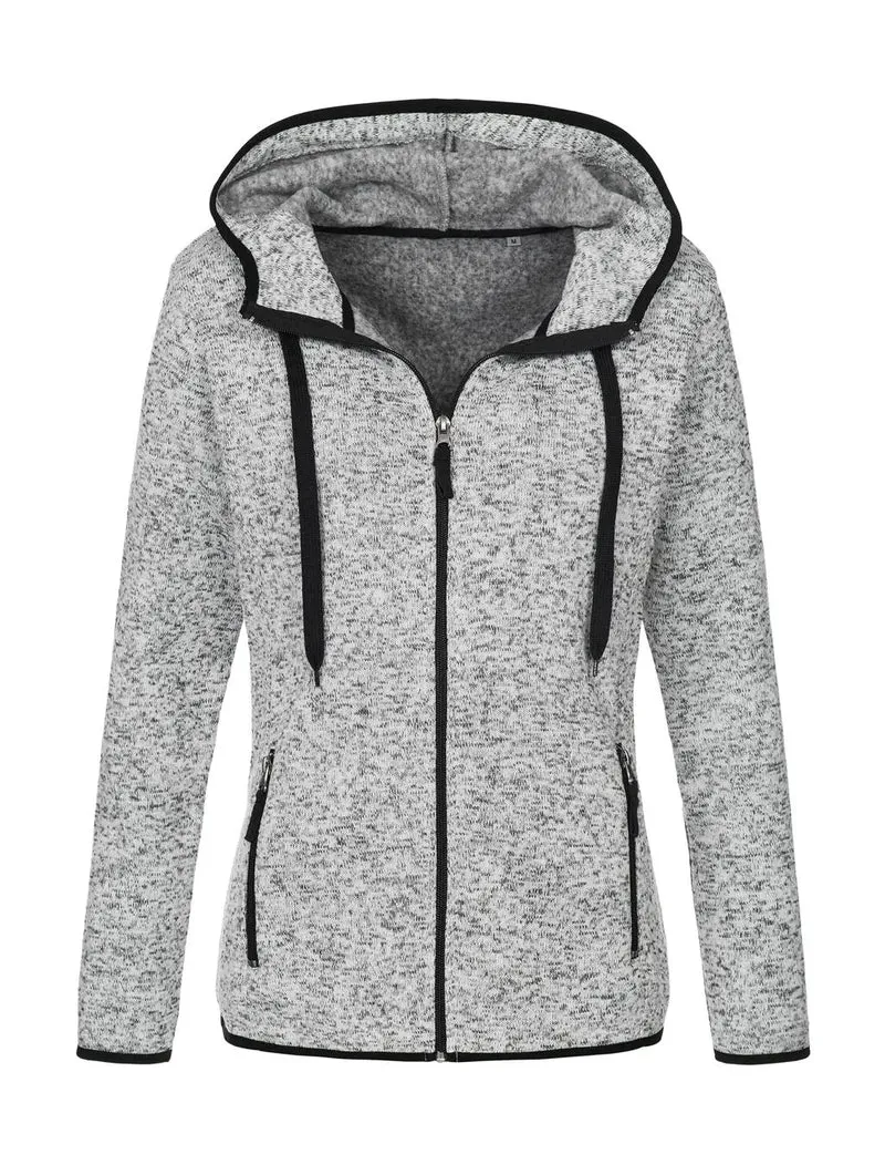 Strickfleecejacke für Damen