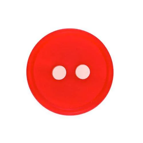 Kinderknopf Bluse Rot – Kunststoffknopf KP-6